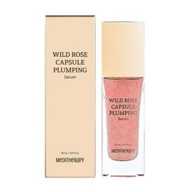 Wild Rose Capsule Plumping Serum 30ml x 1 Moisturizing, Radiant, Volume, Anti-Aging Essence Rose Oil Meditherapy / 와일드 로즈 캡슐 플럼핑 세럼 30ml 1개 보습 광채 볼륨 안티에이징 에센스 장미오일 메디테라피