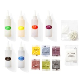 Tie Dye Kit for Kids - Superhero Themed Fabric Dye Kit w/Dye - Tie Dye Kits for Adults Includes 6 Pre-Filled Bottles, Rubber Bands, Gloves, & More - Ideal for Superhero Party Supplies & Projects