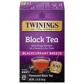 Twinings 3 Pack - Twinings Blackcurrant Breeze Black Tea - 20 Count