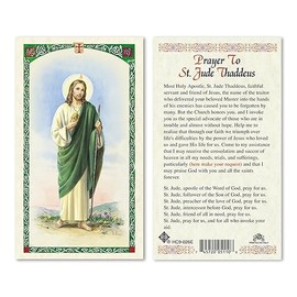 San Francis Imports Prayer to St. Jude Thaddeus Laminated Holy Card
