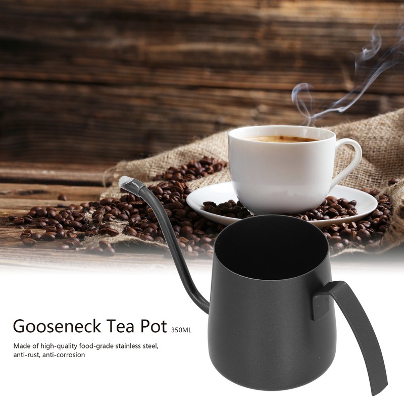 Coffee Pot Stainless Steel Long Narrow Spout Gooseneck Uncoated Tea