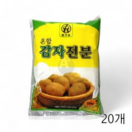 Geumha Food Mortar Brand Mixed Potato Starch (500g x 20 Packs) - Potato Flour, Corn Starch, All-Purpose Starch for Frying Potato Powder 2ea