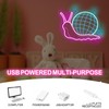 Disco Ball Snail Neon Sign, LED Wall Light for Bedroom