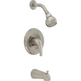 PROFLO PF7611G Alvord Tub and Shower Trim Package with 1.75 GPM Single Function Shower Head - Brushed Nickel