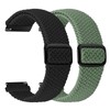 2 Pack Quick Release Braided Bands - 18mm 19mm 20mm