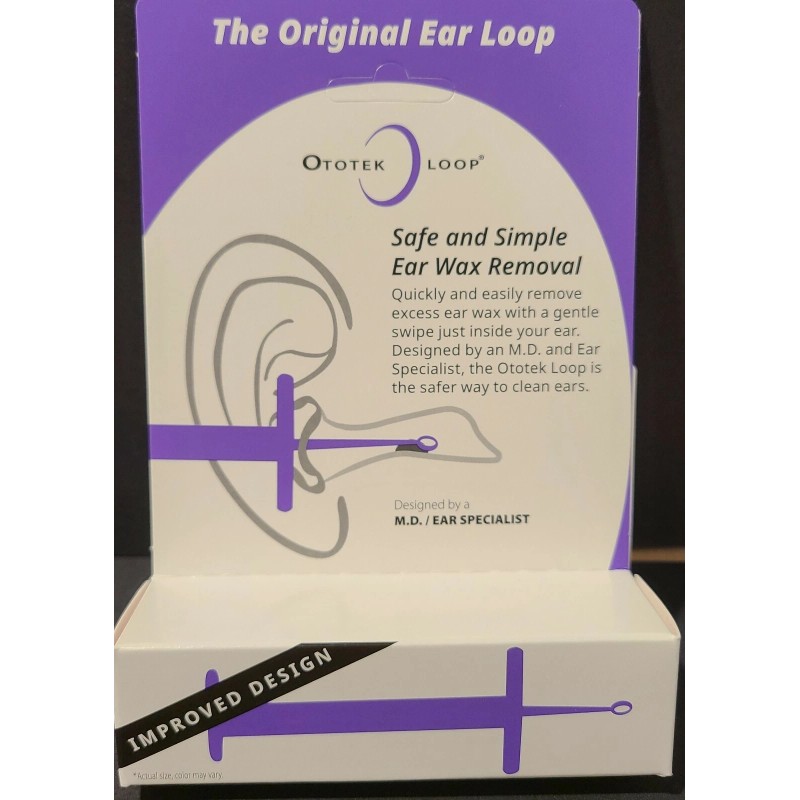 Ototek Loop Ear Wax Removal Tool Reusable Device Purple