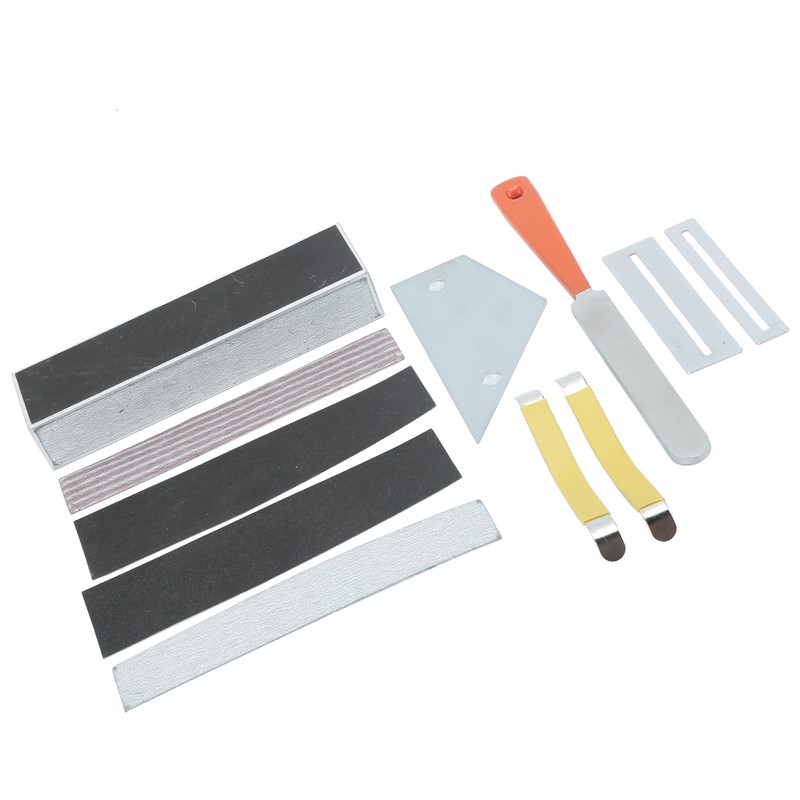 Guitar Leveling Tool Set File Leveler Beam Sandpaper Fingerboard Care