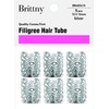 Brittny Hair Accessories Filigree Tube Eye 10 (Pack of 1)
