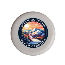 Beech Mountain North Carolina Design B Souvenir Flying Disc Single