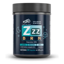 ZZZ BRN BPN PRO – Quemador de Grasa Nocturno con CLA, Carnitina, GABA, Magnesio y Manzanilla – Apoya la Relajación y Sueño Reparador 90 Cápsulas