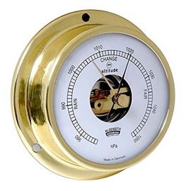 Delite Altitude 848b Barometer Brass Gold 97 x 30 mm