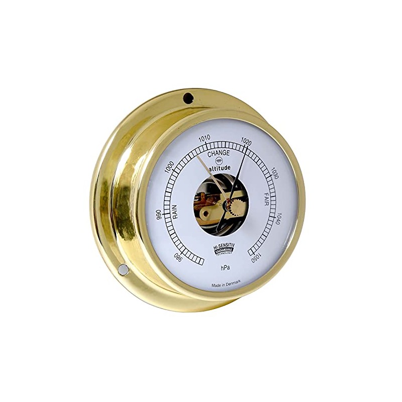 Delite Altitude 848b Barometer Brass Gold 97 x 30 mm
