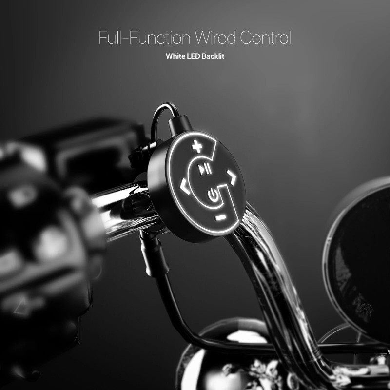 GoHawk Waterproof 300W Bluetooth Motorcycle LED Audio Amp Stereo 2