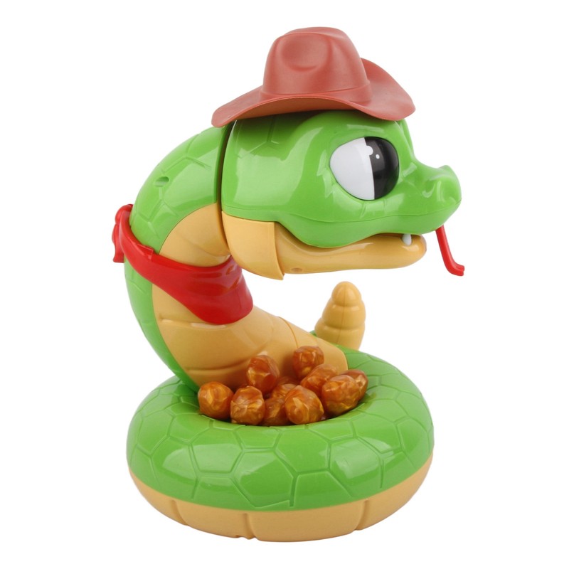 Electric Rattlesnake Toy Plastic Tricky Scary Rattlesnake Prank Toy Induction