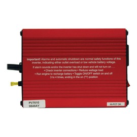 Tripp Lite Eaton Series PV150 150W Car DC-to-AC Inverter 12V to 120V Sine Wave, 1 NEMA 5-15 Outlet, Audible Alarm, 3 ft Cable, 20A Max, Cloud Care Pre-Configured Bundle Eligible (1 Pack)