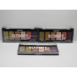 NYX ULTIMATE EDIT PETITE SHADOW PALETTE ULTIMATE UTOPIA 6 x 0.02 OZ (LOT OF 3)