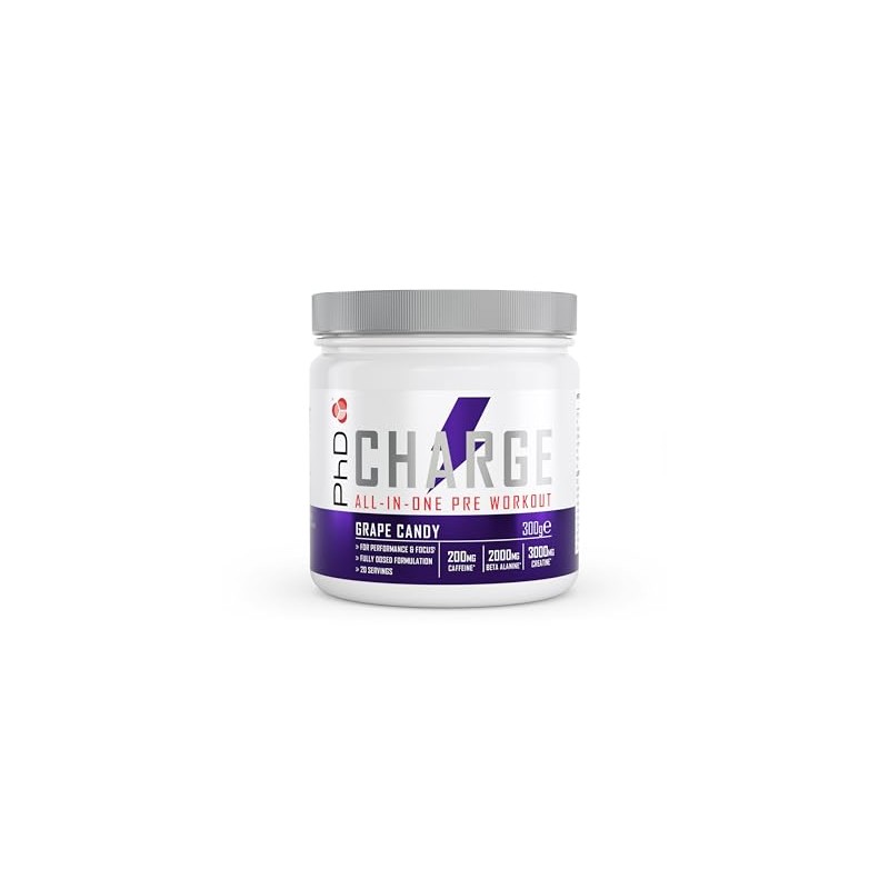 PhD Charge, All in One Pre Workout Powder with Creatine