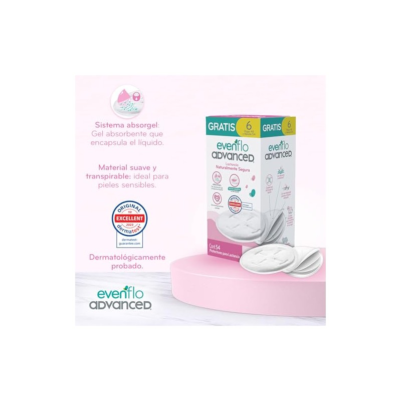 Protectores para Lactancia, Paquete de 96 piezas, con Sistema Absorgel