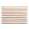 Set of 11 Carbonized Bamboo Double Pointed Knitting Needles Set