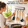 Wall Mounted Kitchen Hook Rack for Utensil Storage – Space-Saving