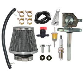 Carburetor Fits for Honda XR70R 1997-2003 for CRF70 XR70 1997-2005 for CRF70F 2004-2012 16100-GCF-672 With Air Filter & Fuel Valve Petcock & Spark Plug