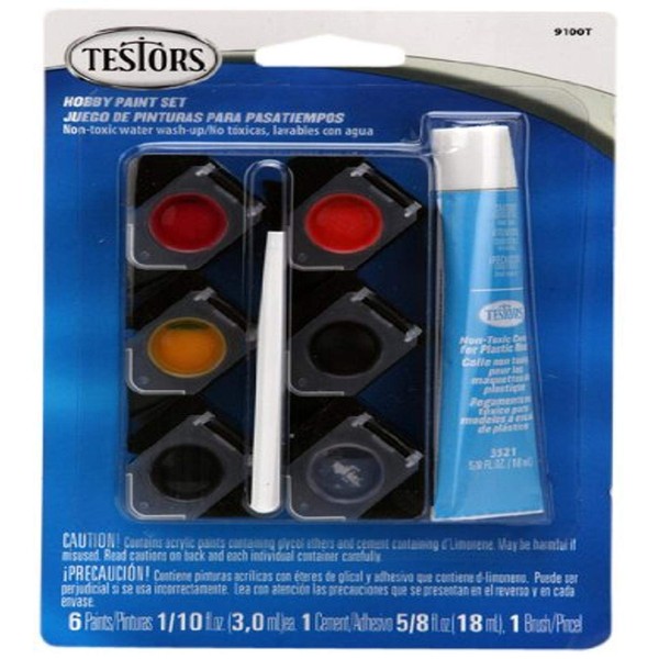 Testors Acrylic Pods Paint Kit, 8 Piece Set, Multicolor