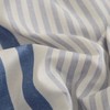 Sanko Futon Cover, Border Pattern, Double Long, Navy, Full Open