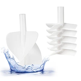 LET'S RESIN Resin Mixer Paddles for Auto Resin Mixer,2pcs Durable Easy Clean Epoxy Mixer Replacement,High Efficiency Mixing Attachment for Resin Casting, Molds, Soap Making