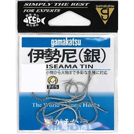 Gamakatsu Isei Hook (Silver) No. 15 Fishing Hook