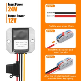 Mzhou 12V 10A Waterproof Power Supply - IP67 Certified 120W Transformer - Overload/Short-Circuit Protection - Perfect for Harsh Environments (CE/FCC Listed)