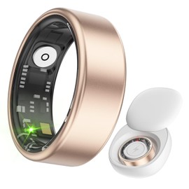 Smart Ring Android iOS Fitness Ring Tracker Smart Rings for Men Women Sleep Tracker Heart Rate Monitor Activity Tracker Pedometer Sport Smart Ring Fitness Ring Heart Rate Black Rose Gold Silver