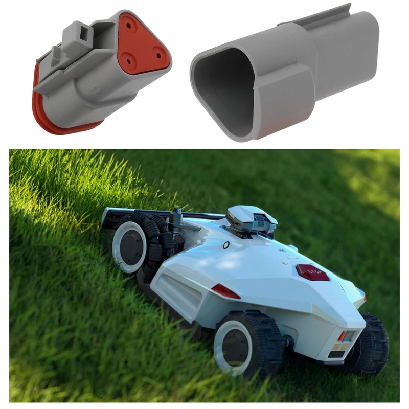 Create idea Set of 2 Lawnmower 3-Pin Charging Cable Plug