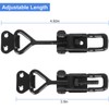 Black Toggle Latch Clamp, 6Pcs Heavy Duty Adjustable Toggle Clamp,