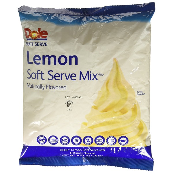 Dole Soft Serve Mix, Lemon, 4.40 Pound