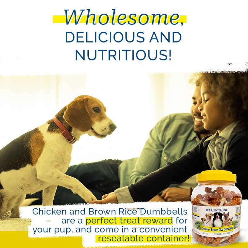 Pet Center Inc. (PCI) - Chicken and Brown Rice Dumbbells,