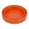 Fotodiox Designer Orange Rear Lens Cap for Canon RF Lenses