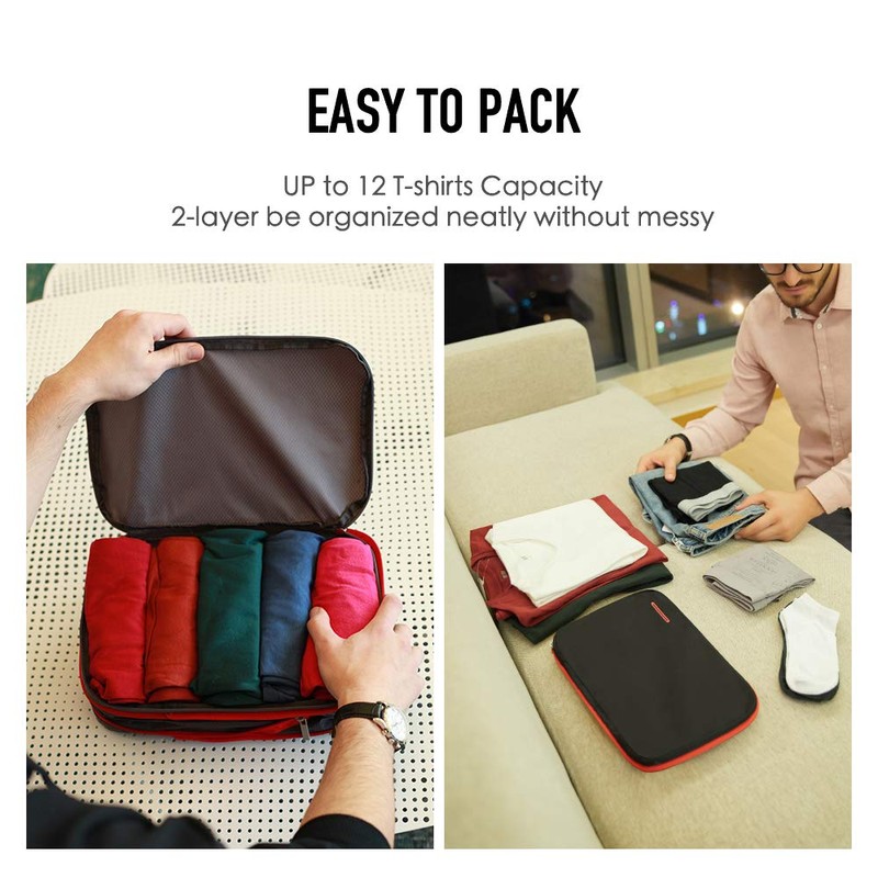 BeeNesting Compression Packing Cubes 2 set for travel carry on