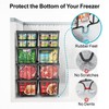 iSPECLE Chest Freezer Organizer Bins - 5 Pack Small Stackable