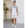 LONGBIDA Men's Denim Overalls Jean Shorts Coveralls Casual Walk Bib