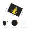 Pirate Rubber Duck Small Flag 5.5x 8 Inch Stick Mini