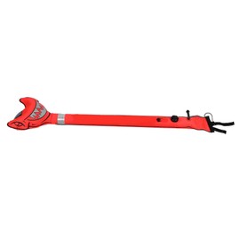 RiToEasysports Tubo de de Marcador de Señal, de Marcador de Superficie Buceo Inflable Tubo de Seguridad Tiburón Martillo Buceador de Carrete Debajo del Tubo de Bandera de Señal Alta (Naranja)