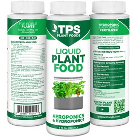 Liquid Plant Food for use in AeroGarden, IDOO and Hydroponic Growing Systems, Liquid Fertilizer 1 Gallon (128 oz)