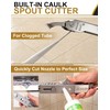 Matework 6 in 1 Caulking Tool, Stainless Steel Caulk Remover