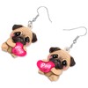 DALANE Valentine's Day Gifts Acrylic Pug Dog Earrings Dangle Drop