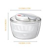 Manual Salad Spinner Lettuce Dryer Fruit Vegetable Washer Dryer with