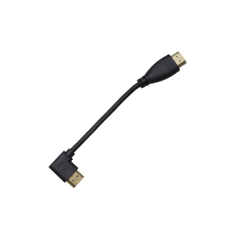 KAUMO HDMI Cable, 0.15m (15cm) Right Angle Terminal (One Way