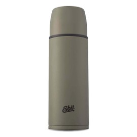 Esbit stainless steel vacuum flask for travel, outdoors, fishing, tea & coffee, BPA-free, 1 litre & other sizes, black, silver & other colours, green