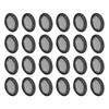 sourcing map 24Pcs Air Vents Circular Soffit Vent 50mm/2" Stainless