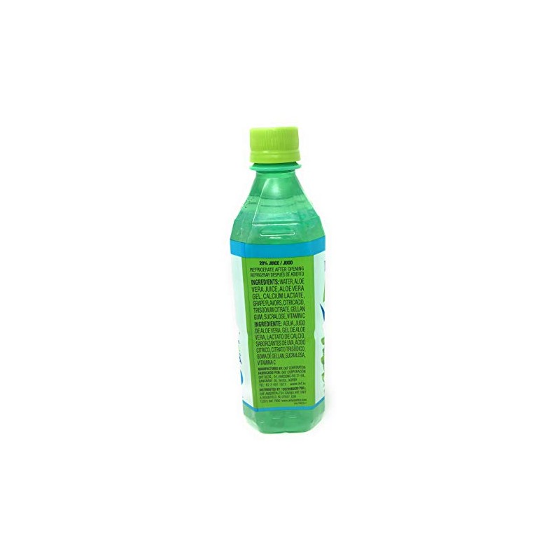 OKF Aloe Vera Drink in 16.9 Ounce Bottles (Sugar Free,