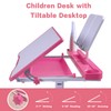 Napfox Adjustable Kids Desk and Chair Set, Ergonomic Study Desk